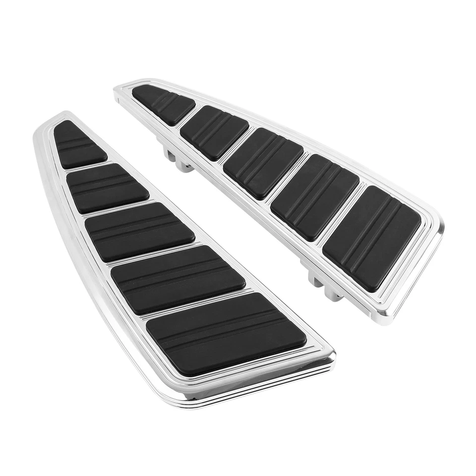 Pranchas de assoalho cromadas para motorista compatível com Harley Touring Trike Softail - Imagem 4 de 4