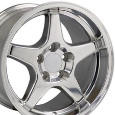 New 17x11 Inch Alloy Wheel For Pontiac Firebird Rear 93-02 Polished Rim 17 In