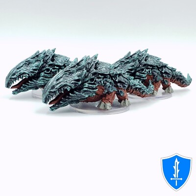 Bulette x3 - Adventures from Baldur's Gate #21 D&D Icons of the Realms Miniature