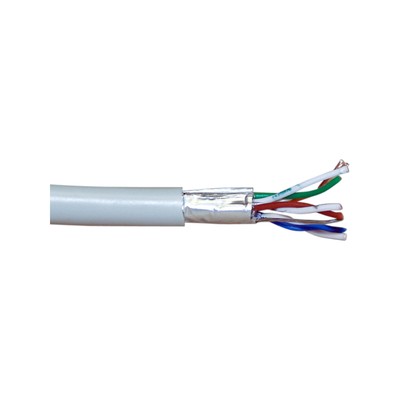 InLine  Patchkabel Cat.5e, grau, F/UTP, AWG26 CCA, PVC, 100m