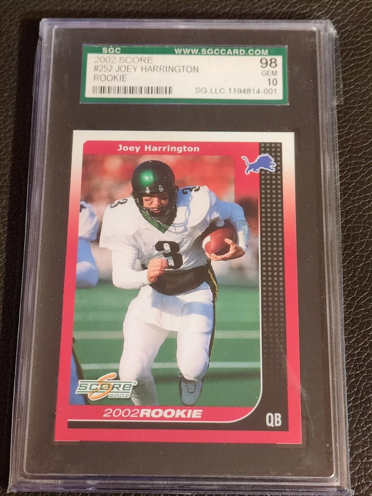 Joey Harrington Score #252 Base