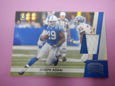 2011 Panini Threads Jerseys Prime / 99 Joseph Addai #65