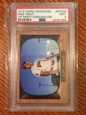 2019 Topps Transcendent MIKE TROUT #MT55B 1955 Style PSA 9 - MINT