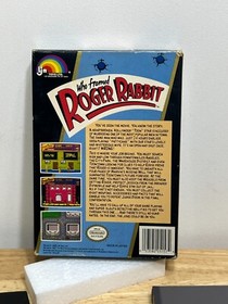 WHO FRAMED ROGER RABBIT Nintendo NES Game w Box / Case Shell Authentic