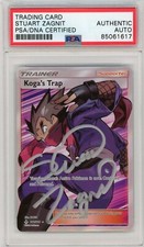 PSA Authentic Signed Stuart Zagnit - Koga's Trap 211/214 Unbroken Bonds POKEMON on eBay