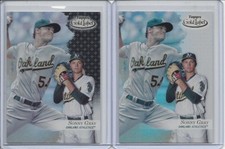2017 Topps Gold Label Sonny Gray Base And Black Parallel Class 1 Card #13