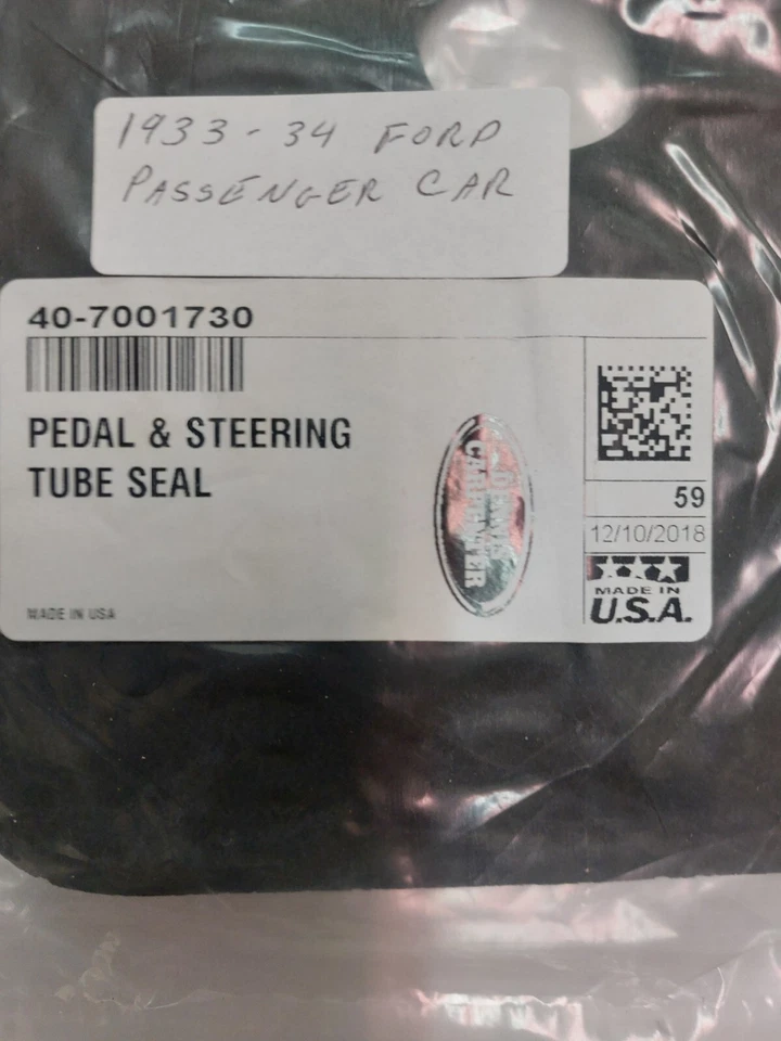 Уплотнение педали и рулевой трубы 1933-34 Ford для легкового автомобиля, 40-7001730 - Изображение 2 из 4