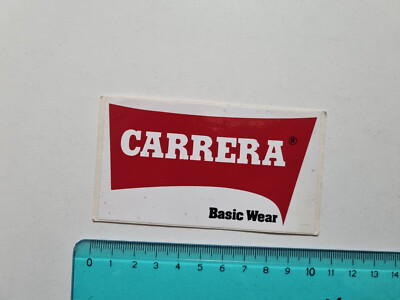 VINTAGE 80s ORIGINAL CARRA BASIC WEAR STICKER STICKER STICKER
