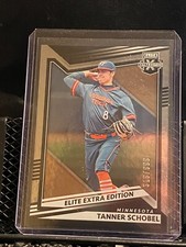 Tanner Schobel 2022 Elite Extra Base  #d/999 - #68 Twins