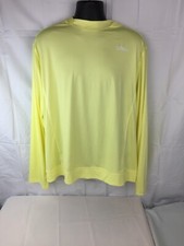 Habit Wicking Long Sleeve Hoodie XL NWT Yellow