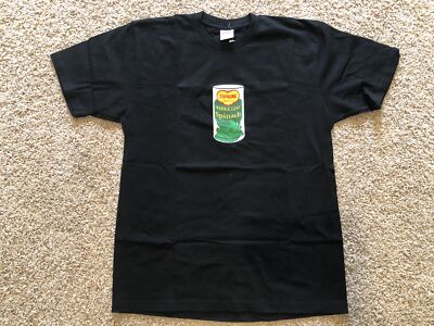 Supreme Whole Leaf Spinach Tee Black L S/S 15 | eBay 