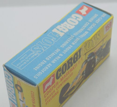 Corgi Toys No.159 Cooper Maserati Formula 1 Racing Car with Steering (1967) - Picture 20 of 20