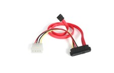 StarTech.com Model SAS729PW18 18" SAS 29 Pin to SATA Cable with LP4 Power