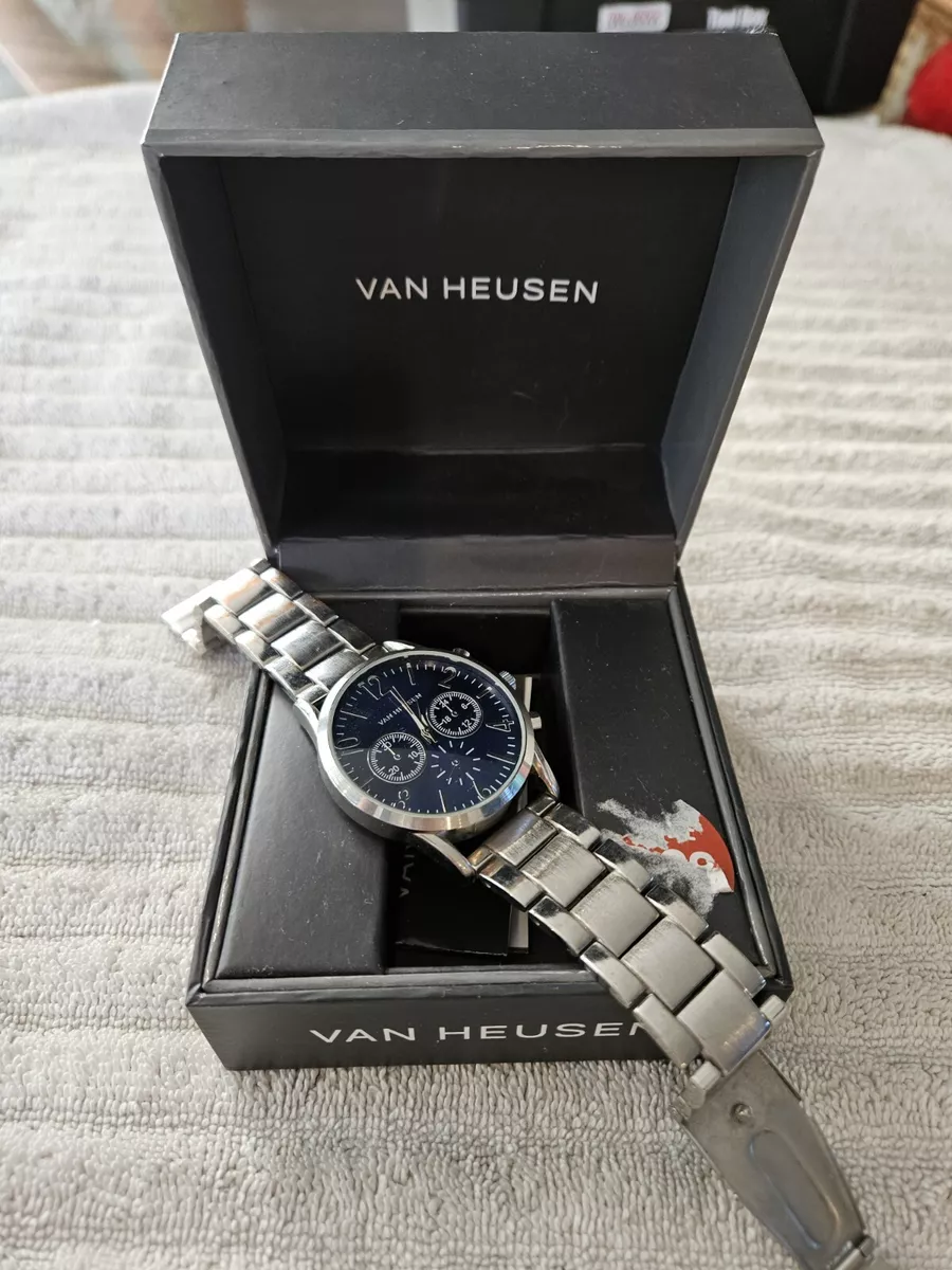 Van heusen 2025 stainless steel watch