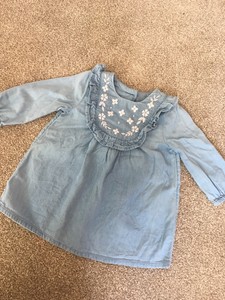 denim baby girl dress