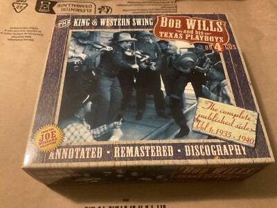 Bob Wills And His Texas Playboys - King of Western Swing (4 CD Box Set, 2007) 