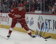 Detroit Red Wings Michael Rasmussen Autographed Signed 8x10 NHL Photo COA #5