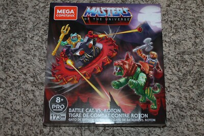 MEGA CONSTRUX MASTERS OF THE UNIVERSE BATTLE CAT VS. ROTON BRAND NEW