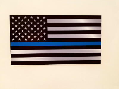10X Thin Blue Line American Flag Decal Sticker Police Lives Matter Truck Car USA - Foto 8