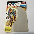 Vintage GI Joe ARAH 1983 Spirit File Card CardBack Vintage Rare Tracker 32 Back