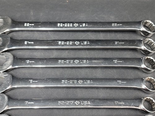 Armstrong Tools 15 pc 12 point Metric Combo Wrench Set 7-19mm & 21-22mm GMTK 52 - Picture 17 of 19