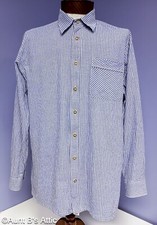 Niemiecka koszula OS Trachten męska bawarska niebiesko-biała krata niemiecka koszula Lg