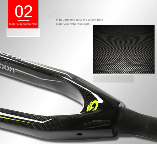 20in front fork bike Straight tube 1-1/8 carbon fork Bicycles Conical tube - Picture 3 of 20