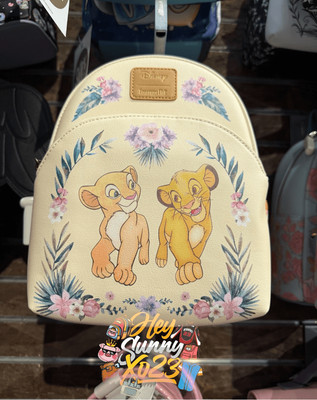 Loungefly Disney The Lion King Simba & Nala Floral Mini Backpack