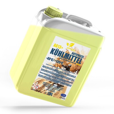 20L KÜHLERFROSTSCHUTZ GELB AG13+ KÜHLMITTEL -40°C ADVANCED ANTIFREEZE Premium