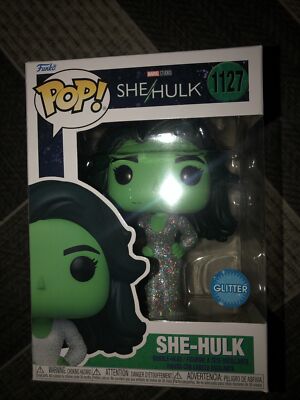 Funko Pop! Marvel She-Hulk Glitzerkleid #1127 Vinyl Wackelkopf 