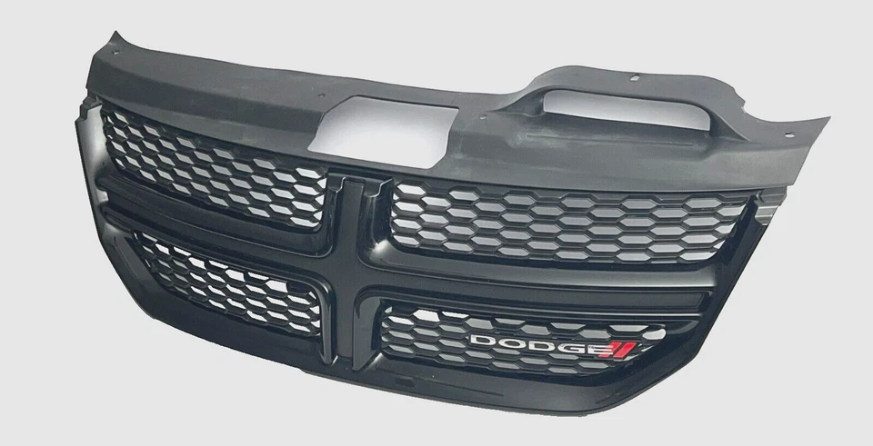 2011-2020 道奇 Journey Front Upper Grill 黑色 带徽章 5NB56TZZAB 原始设备制造商 — 第 3/4 张图片