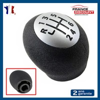 Schaltknauf Schalthebelknopf Schwarz Grau FüR Renault Clio 3 2005-2009 6-Gang