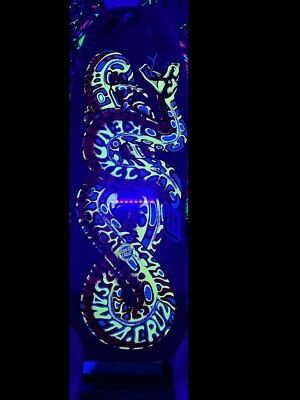 Santa Cruz Jeff Kendall Snake Reissue Skateboard Deck Blacklight