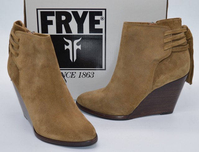 frye cece wedge heel boot