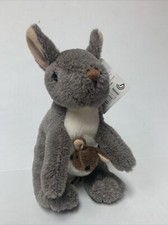 Wild Republic Kangaroo and Baby Joey in Pouch 8" Plush Stuffed Animal NWT