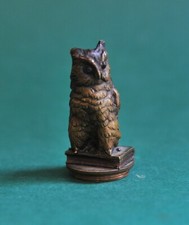 Cold painted Vienna Bronze Owl