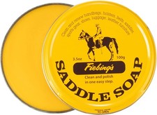 Yellow Saddle Soap Leather 3.5 oz Tin Leather Cleaner  Conditioner to Soften Pr