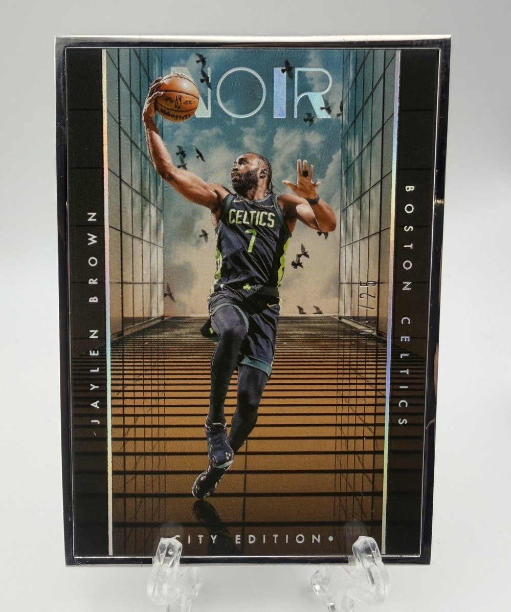 Jaylen Brown 2024-25 Panini Noir Metal Frame City Edition #213 9/25