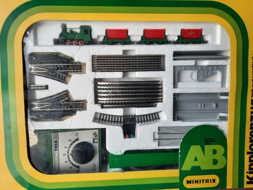 Minitrix Spur N 51 1042 00 AB Startset Anfang Kipplorenzug, OVP! Top Funktion | Zustand: Gebraucht