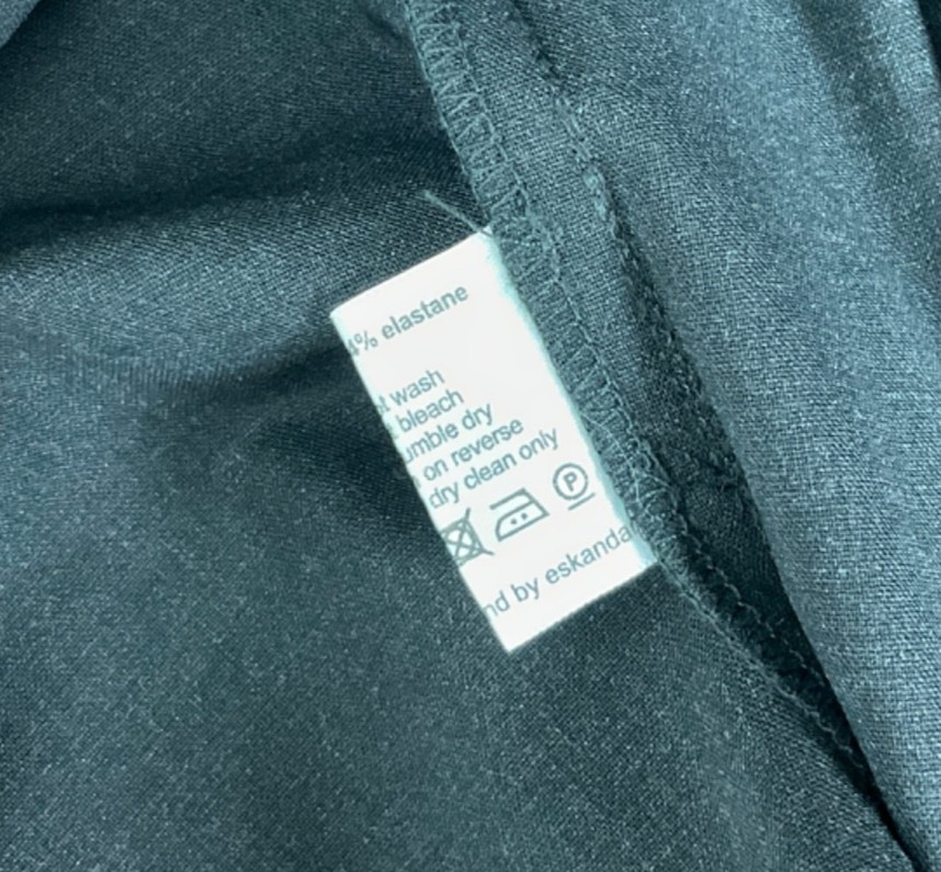 Eskandar Stretch Wool Solid Pull-On Straight Leg … - image 7