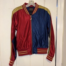 Harley Quinn Suicide Squad Red  Blue Jacket Size Small