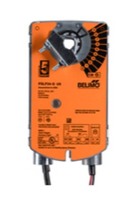 Belimo FSLF24-S US Fire & Smoke Actuator, 30 in-lb 3.5 Nm Spring Return 2 x SPST