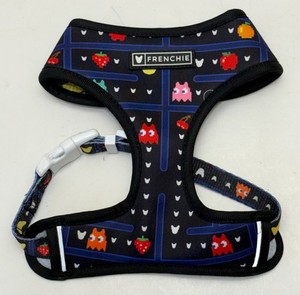 NEW FRENCHIE Brand Dog Harness SMALL DUO Reversible Harness ARCADE PacMan