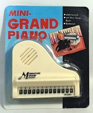 ECHO VTG 80's MINI RED GRAND PIANO w/ SONG BOOK TAIWAN MADE SEALED NOT WORKING