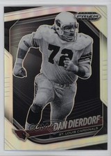 2025 Panini Prizm Black Silver Prizm Dan Dierdorf #137 HOF 19l7