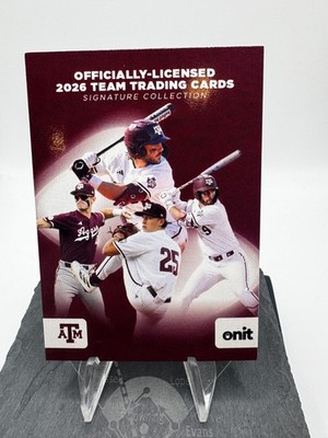 2026 Texas A&M Baseball 'YOU PICK' Onit Athlete VoLuMe DiScOuNt Aggies Prospect