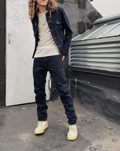 $780 RICK OWENS DRKSHDW DUKE JEANS - MADE IN JAPAN OVERDYED 34 X 30.5