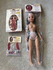 Vtg Fibre Craft Native American Indian Princess Doll Outfit NOS 3202 3212 3214