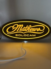Mathews Solocam -  Light Up LED Sign With USB Plug -Archery Bow Hunting Deer NEW