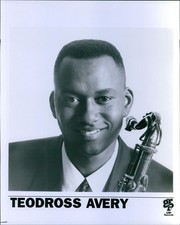 News Musician Teodross Avery Acoustic Jazz Tenor Saxophonist Acoustic 8X10 Photo